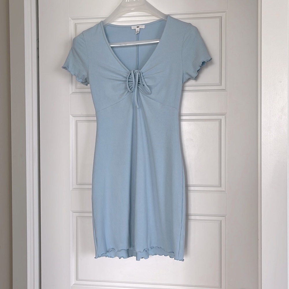 BP - baby blue babydoll dress